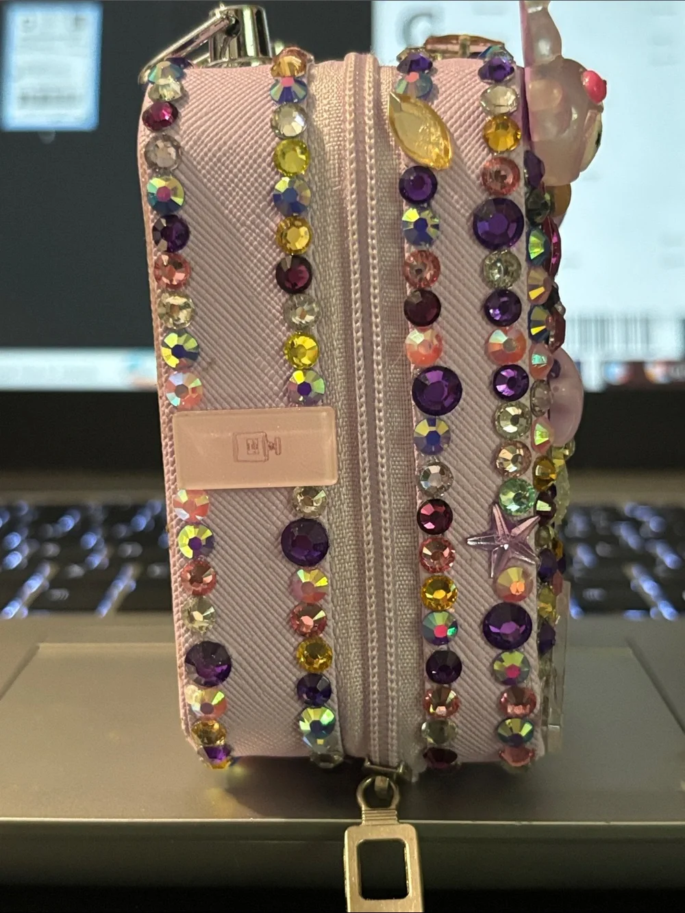 Kuromi x LV Bejeweled Crossbody Bag
